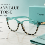 designer women's tiffany blue tortoise glasses frames